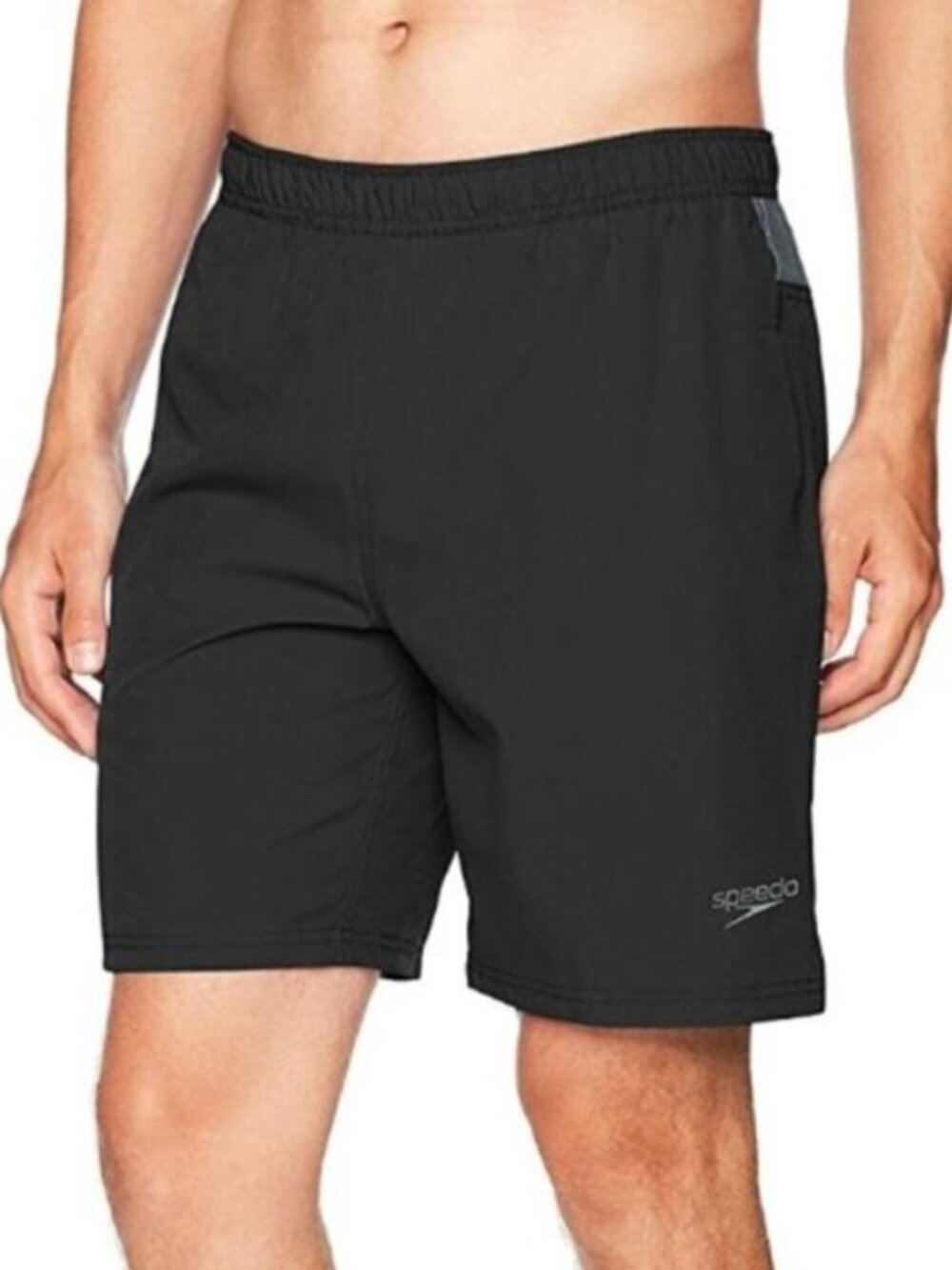SPEEDO Men's XXL Tech Volley with Hydroliner Boardshort Black Summer Beach